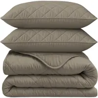 Sleeptime Lazy All-in-One dekbed inclusief kussensloop - Taupegrijs