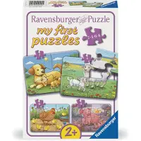Ravensburger Mijn Eerste Puzzel - Boerderijdierfamilies (2, 4, 6, 8 stukjes)