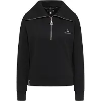 Dreimaster Maritim Sweatshirt 'Bridgeport' zwart / wit
