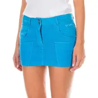 Armand Basi Dames Mini Denim Rok met drukknoopsluiting en rits ATM0010