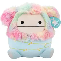 Squishmallows - Medium Plush 30cm Zozo - Rainbow And Blue Bigfoot Wrapped W/Flower Stems