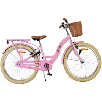 Volare blossom kinderfiets - meisjes - 24 inch - roze - twee handremmen
