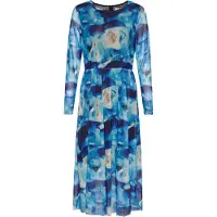 Noella Polly lg. Jurk in blauwe mix