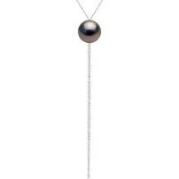 ATELIERS SAINT GERMAIN Halsketting Knoop - Echte Gecultiveerde Tahitiaanse Parel Rond 12-13 mm