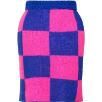 Noella Kiana gebreide rok in roze/blauw