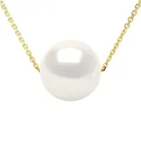 ATELIERS SAINT GERMAIN Ketting - Echte Cultiveerde Zoetwater Parel Ronde 9-10 mm