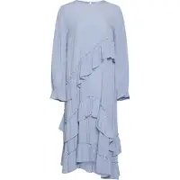 Noella Sierra Frill-jurk in lichtblauw