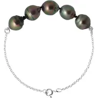 ATELIERS SAINT GERMAIN Armband met Echte Cultivate Tahiti Parelletjes van 8-9 mm
