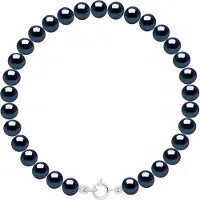ATELIERS SAINT GERMAIN Armband van Echte Gecultiveerde Zoetwaterparels Semi Rond 5-6 mm