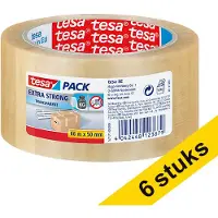 TESA Pack Extra Strong verpakkingstape transparant 50 mm x 66 m (6 rollen)