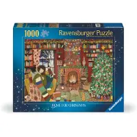Ravensburger puzzel kerstmis 1000 stukjes Home for Christmas legpuzzel.