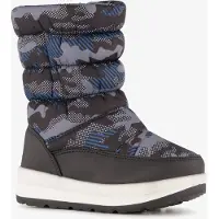 Scapino Gevoerde kinder snowboots zwart blauw maat 28