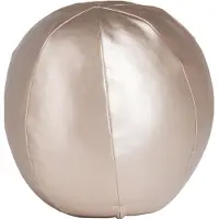 Woood Rodeo Bal Kussen Klein - Metallic - Naturel - 30x30x30