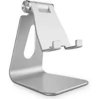 TechProtection AluStand iPhone Standaard Zilver