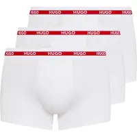 HUGO Boxershorts rood / wit