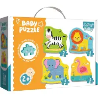 Trefl Baby Classic Puzzel - Dieren op Safari Puzzel