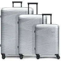 Pactastic Kofferset zwart / zilver