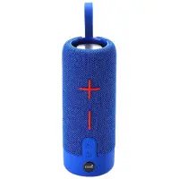 Cool Accessoires Bass 10W speaker, 10 watt, 120 - 20000 Hz, 90 dB, Bekabelde en draadloze, stereo draagbare speaker, blauw