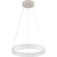 Globo Moderne Hanglamp Marlenne Zand Bruin Ø 33cm