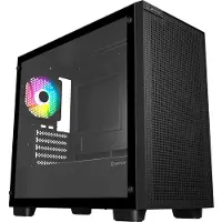 UNYKAch UNYKA UK121806, Micro Tower, PC, Zwart, ITX, Micro ATX, ABS (acrylonitril-butadieen-styreen), SGCC, Gehard glas, Gaming