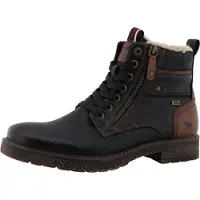 Mustang Veterboots donkerbruin / zwart