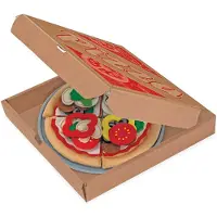 Melissa & Doug Felt Food Pizza Set Speelgoed