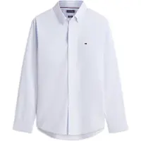 Tommy Hilfiger Core Flex Pop Classic Sweet Blue/stripe Maat: M | Casual Overhemden Outlet | Heren | Blauw