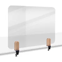 Legamaster transparant Elements tafelscherm, acrylglas, incl. 2 tafelklemmen, B 800 x H 600 x D 5 mm