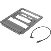 Renkforce RF-LLS-400 USB-C Dockingstation / Stand voor notebooks. Geschikt voor: universele dockingstations, Apple USB-C