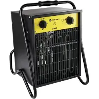 Toolcraft TO-8578338 Bouwkachel 9000 W Zwart/geel