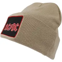 AC/DC Beanie - Amplified Collection - Patch Beanie - kaki | Maat Standard