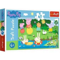 Trefl Peppa Pig Puzzel 60 Elementen - Educatief Speelgoed voor Kinderen