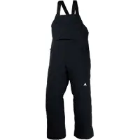Burton - Skibroeken - M Reserve 2L Stretch Bib True Black voor Heren van Gerecycled Polyester - Maat M - Zwart