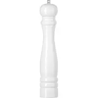 Hendi Houten zoutmolen, wit, diameter 60 x 315 mm - 469590