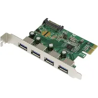 Renkforce 4-poorts USB 3.2 Gen 1 controllerkaart, USB-A, PCIe