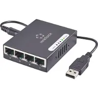 Renkforce RF-4270245, netwerkschakelaar, 4 poorten, 1000 MBit/s, USB-voeding