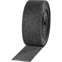 Toolcraft KL25X2500C Klittenband Om te bundelen Haak- en lusdeel (l x b) 2500 mm x 25 mm Zwart 2 stuk(s)