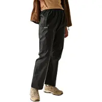 Regatta Regenbroek Womens Pack It Overtrousers Black-L