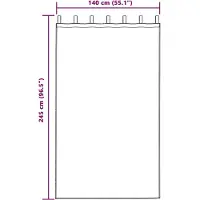 vidaXL Gordijnen 2 st Donkerblauw 140 x 245 cm fluweel