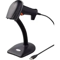 Renkforce 2D-barcodelezer, bedraad, 1D/2D-laser, zwart, handscanner, USB