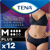 Tena Silhouette Normal Low Waist Noir M