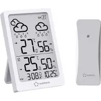 Renkforce RF-6416472 RF-6416472 Draadloos weerstation Aantal sensoren max.: 1 stuk(s)