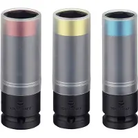 Toolcraft TO-5041014 Kracht-dopsleutelinzetset 1/2 (12,5 mm) 3-delig