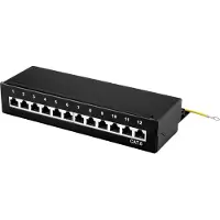 Renkforce 12-poorts netwerkpatchpaneel, CAT 6, 1 HE, compleet met aansluitingen