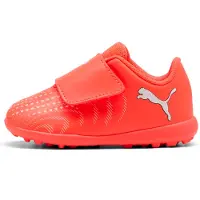 Puma FUTURE 9 PLAY TT voetbalschoenen, Zwart/Rood/Wit, Maat 20