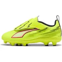 Puma Sportschoen 'Ultra 6 Play' neongeel / oranjerood / zwart / wit
