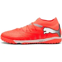 Puma Voetbalschoen 'Future 9 Pro' grijs / lichtrood / zwart / zilver