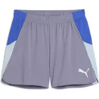 Puma Trainingsshorts IndividualBlaze - Gray Skies/Wit/Koninklijke saffier Dames