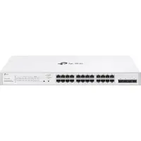 TP-LINK Festa FS328GP V1 - Switch - Smart - 24 x 10/100/1000 (PoE+) + 4 x Gigabit SFP - Geschikt voor montage in een rack - PoE+ (250 W)