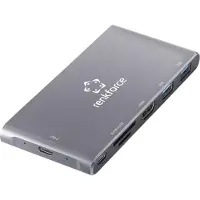 Renkforce RF-4599772 USB-C dockingstation Geschikt voor merk (dockingstation): Universeel M.2 SSD-slot, Geïntegreerde kaartlezer, USB-C Power Delivery